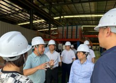 熱烈歡迎新余市水利局局長謝海峰一行領(lǐng)導(dǎo)蒞臨我司參觀指導(dǎo)！